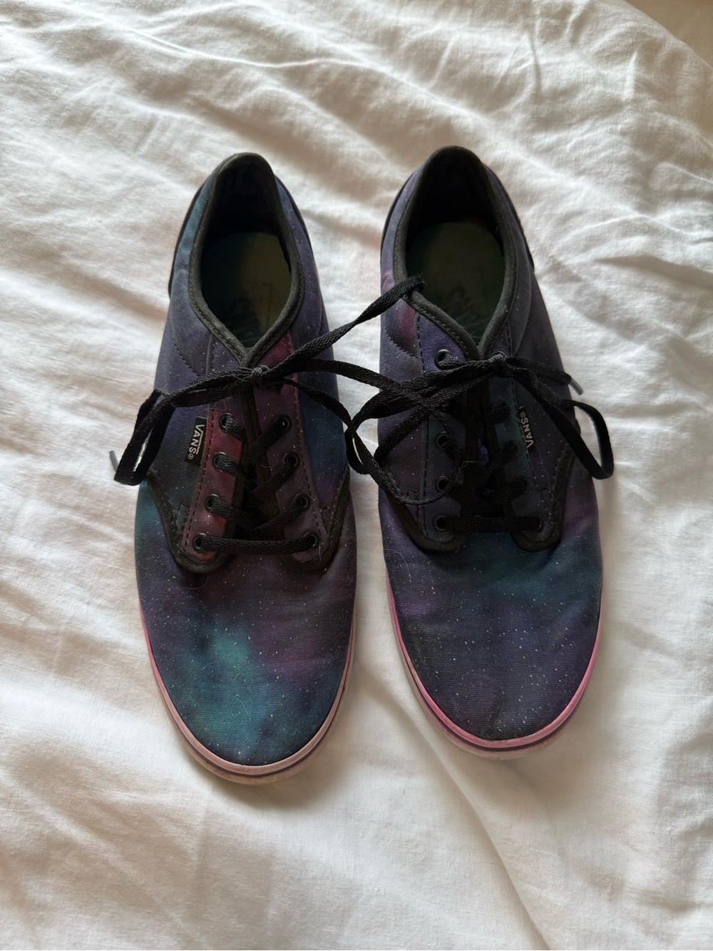 Galaxy Print Vans size 9